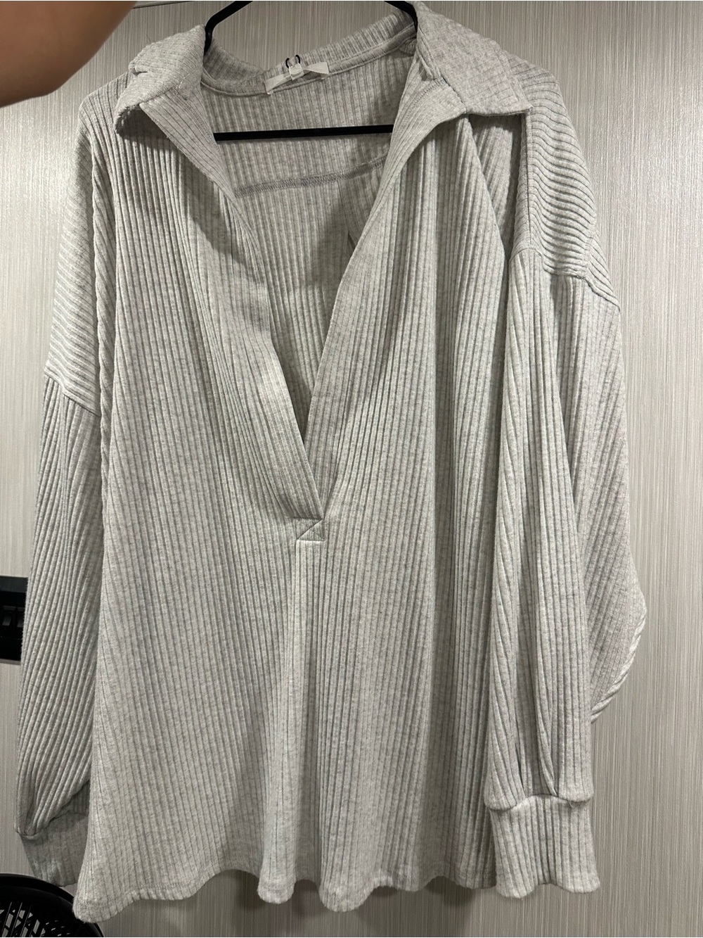 JOAH Brown Deep V pullover